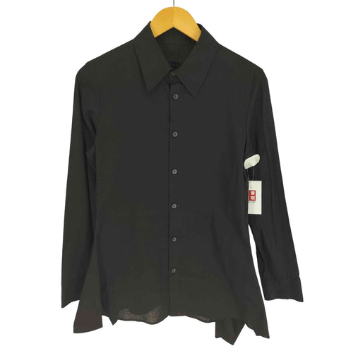 ヨウジヤマモト Yohji Yamamoto collections 25SS 100/-KHADI BACKSIDE FLARED SLIM B 100/-カディ バックサイドフレア スリム B シャツ ユニセックス レディース JPN:1