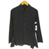 ヨウジヤマモト Yohji Yamamoto collections 25SS 100/-KHADI BACKSIDE FLARED SLIM B 100/-カディ バックサイドフレア スリム B シャツ ユニセックス レディース JPN:1