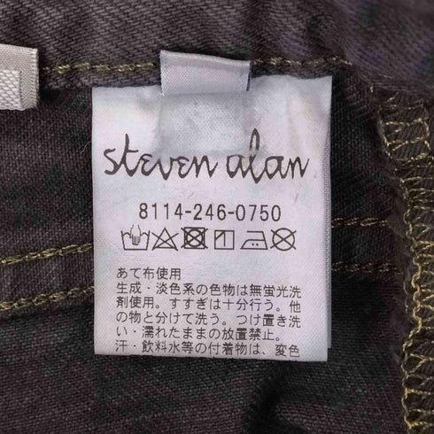 スティーブンアラン Steven Alan O/DY 13.5oz DENIM 5P BAGGY TAPERED PANTS メンズ JPN:S