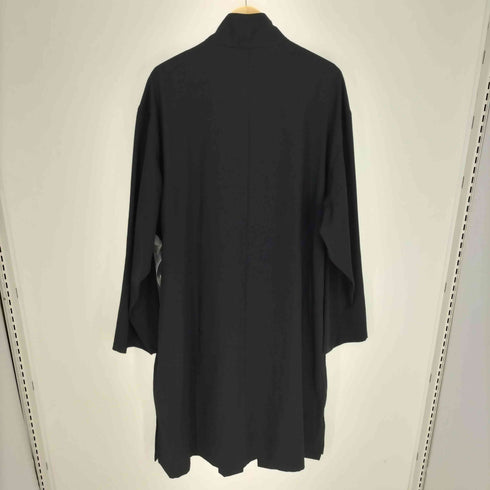ヨウジヤマモトプールオム Yohji Yamamoto POUR HOMME 25AW WOOL GABARDINE LONG SHIRT COAT ウール ギャバジン ロング シャツ コート メンズ JPN:3