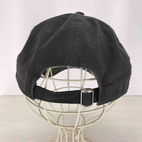 ヨウジヤマモトプールオム Yohji Yamamoto POUR HOMME ロゴ刺繍 ベースボールキャップ ブラック メンズ