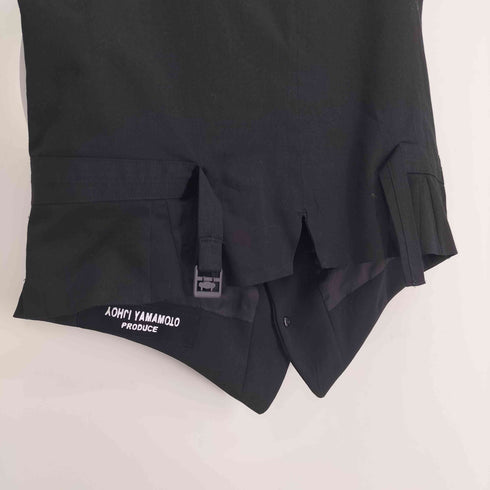 ヨウジヤマモトプールオム Yohji Yamamoto POUR HOMME 25SS WOOL GABARDINE 7 BUTTONS VEST ウール ギャバジン 7ボタン ベスト メンズ JPN:2