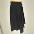 ヨウジヤマモト Yohji Yamamoto collections 25SS S/W TWILL R DRAPED HIGH WAIST SKT S/W ツイル R ドレープ ハイウエスト スカート レディース JPN:1