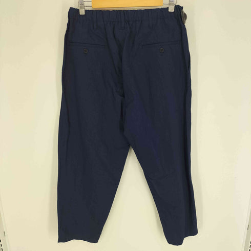 ヨウジヤマモトプールオム Yohji Yamamoto POUR HOMME 25SS double stitch rubber pants ダブル ステッチ ゴム パンツ メンズ JPN:1
