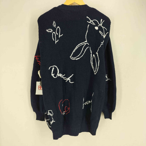 ダーリッチ Darich 23AW エンブロイダリー ニット カーディガン レディース FREE