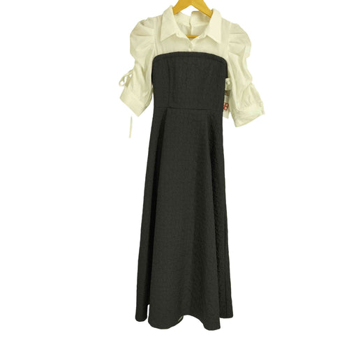 ダズリン dazzlin 23AW ショルダーリボン ジャカード ワンピース レディース JPN:S