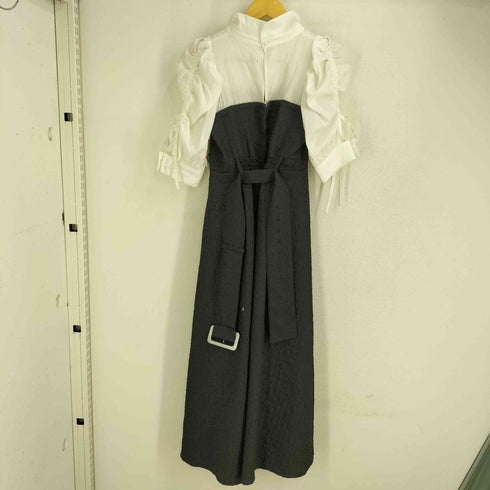 ダズリン dazzlin 23AW ショルダーリボン ジャカード ワンピース レディース JPN:S