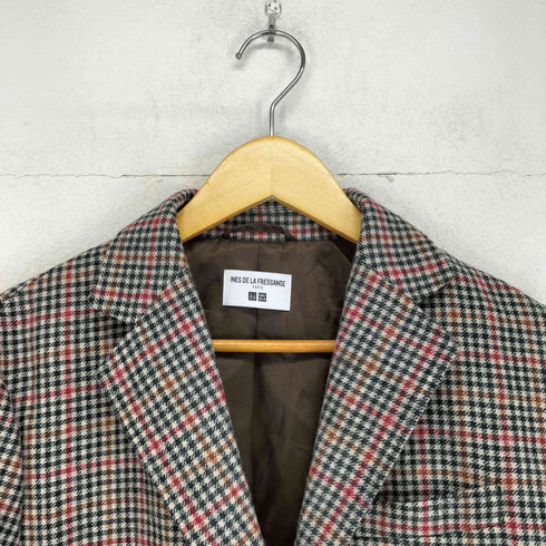 ユニクロイネスドラフレサンジュ UNIQLO INES DE LA FRESSANGE ツイードジャケット レディース JPN:M