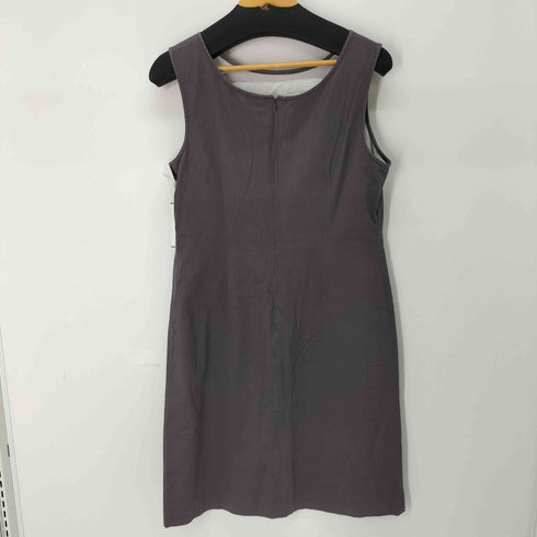 ISAAC MIZRAHI チューリップバックプリントノースリーブワンピース レディース 10