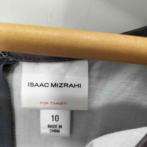 ISAAC MIZRAHI チューリップバックプリントノースリーブワンピース レディース 10