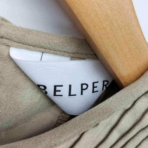 ベルパー BELPER PLEATED STRAIGHT DRESS レディース FREE