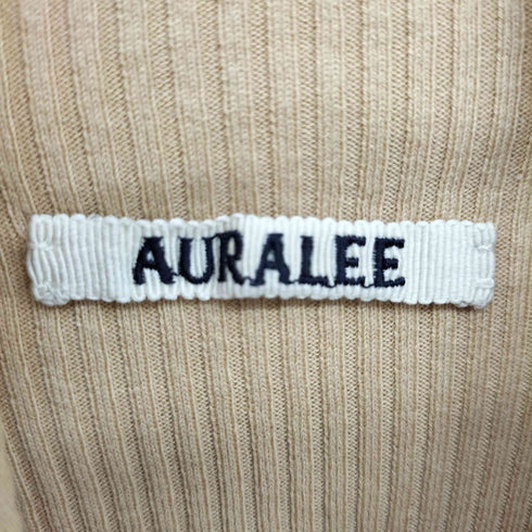 オーラリー AURALEE GIZA HIGH GAUGE RIB KNIT TURTLE NECK PULLOVER レディース JPN:0