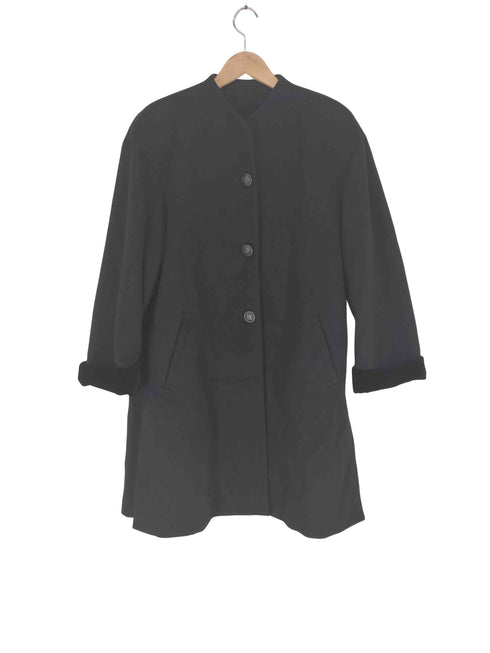 JUDY COLLECTION カシミヤ100ノーカラーコート レディース