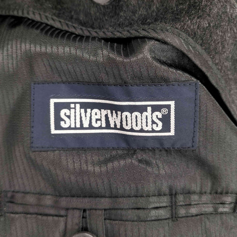 silverwoods 比翼カシミヤ100ステンカラーコート メンズ 92 A5