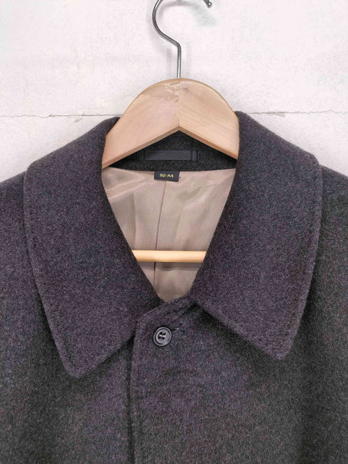 Weconners 比翼カシミヤ100ステンカラーコート メンズ 92-A4