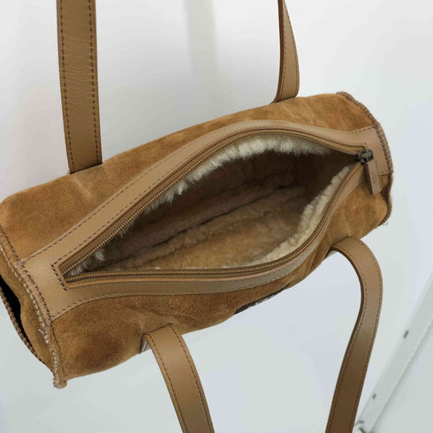 アグ UGG ムートン ミニ ボストン ショルダー バッグ レディース
