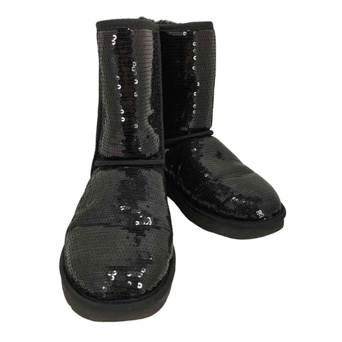 アグ UGG CLASSIC SHORT SPARKLES クラッシック ショート スパークレス スパンコール ムートン ブーツ レディース JPN:24