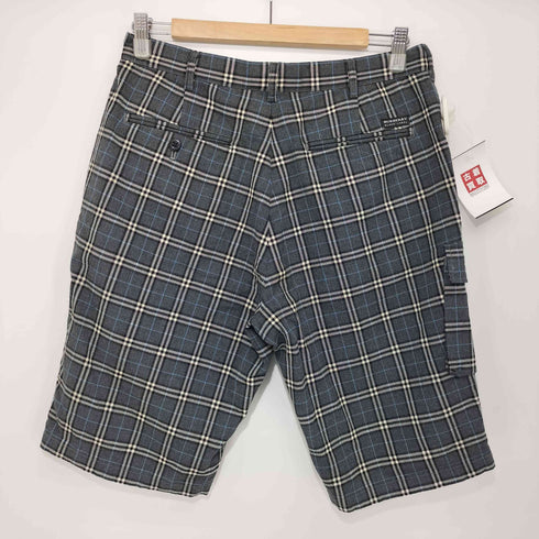 バーバリーブラックレーベル BURBERRY BLACK LABEL チェック柄 サイドポケット ウール ショーツ メンズ 79