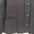 イッセイミヤケ ISSEY MIYAKE 1997 90s リネン ノーカラーベースボールシャツ ジャケット レディース JPN:M