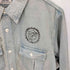 オールドクロウ OLD CROW FOUR CYL RACE L/S WORK SHIRTS ステンシルプリント フロントポケット ワーク デニム 長袖シャツ メンズ XL