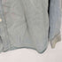 オールドクロウ OLD CROW FOUR CYL RACE L/S WORK SHIRTS ステンシルプリント フロントポケット ワーク デニム 長袖シャツ メンズ XL