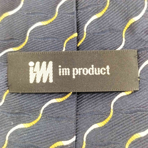 アイムプロダクトイッセイミヤケ im product ISSEY MIYAKE 総柄シルクネクタイ メンズ