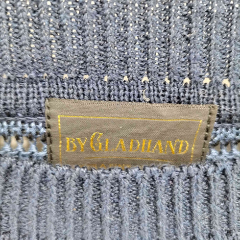 バイグラッドハンド BY GLADHAND Voyage L/S Raglan Sweater ボヤージュ ラグランスリーブ 3D リネンニット セーター メンズ L