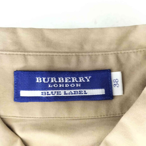 バーバリーブルーレーベル BURBERRY BLUE LABEL ホース刺繍シャツ レディース 38