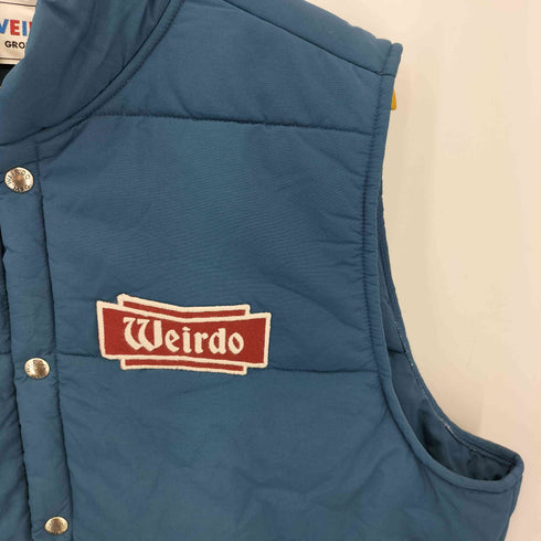 ウィアード WEIRDO FLAME RACING VEST フレーム レーシング アクリルパファー ベスト メンズ 2XL
