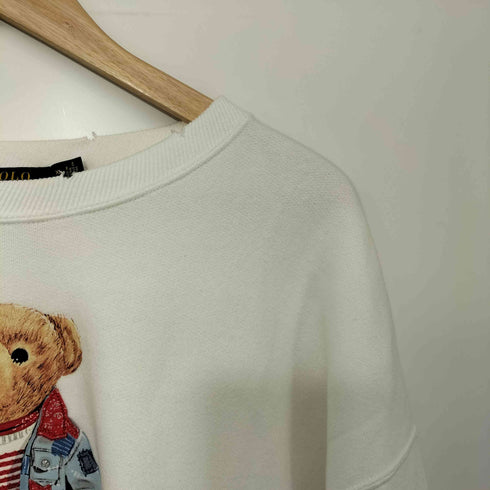 ポロラルフローレン POLO RALPH LAUREN ポロベアプリント クラッシュド クルーネック スウェット メンズ XL