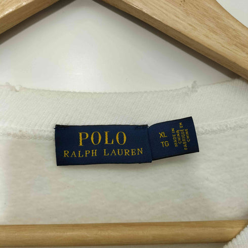 ポロラルフローレン POLO RALPH LAUREN ポロベアプリント クラッシュド クルーネック スウェット メンズ XL