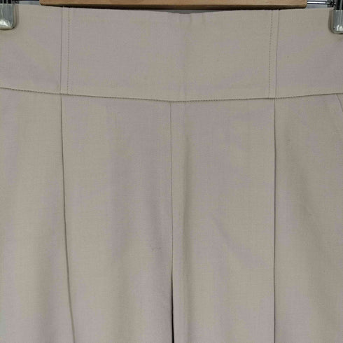 ユナイテッドアローズグリーンレーベルリラクシング UNITED ARROWS green label relaxing サキソニー ハイウエストワイドパンツ レディース JPN:40