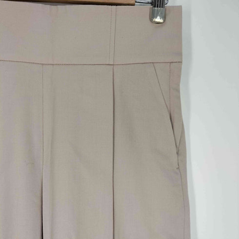 ユナイテッドアローズグリーンレーベルリラクシング UNITED ARROWS green label relaxing サキソニー ハイウエストワイドパンツ レディース JPN:40