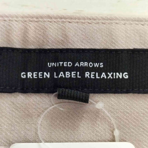 ユナイテッドアローズグリーンレーベルリラクシング UNITED ARROWS green label relaxing サキソニー ハイウエストワイドパンツ レディース JPN:40