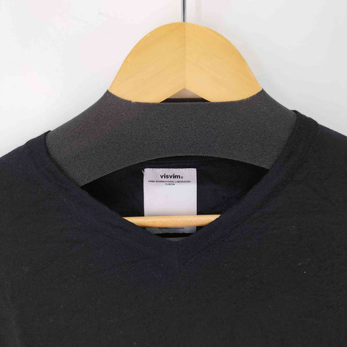 ビズビム VISVIM デニムエルボーパッチ付きVネックニット メンズ JPN:2