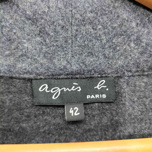 アニエスベー agnes b. PARIS ウール S/S ハイネック カットソー レディース 42