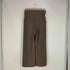 ユナイテッドアローズグリーンレーベルリラクシング UNITED ARROWS green label relaxing サキソニー ハイウエスト ワイド パンツ レディース JPN:40