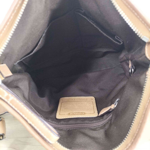 コーチ COACH レザー切替シグネチャーロゴショルダーバッグ レディース