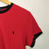 ラルフローレンゴルフ RALPH LAUREN GOLF ポニー刺繍 S/S リンガー Tシャツ レディース L
