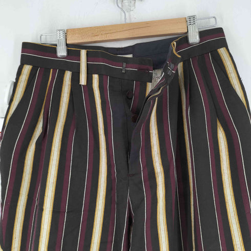 イロコイ Iroquois ストライプ 3タック アンクルパンツ メンズ JPN:1