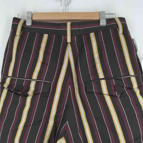 イロコイ Iroquois ストライプ 3タック アンクルパンツ メンズ JPN:1