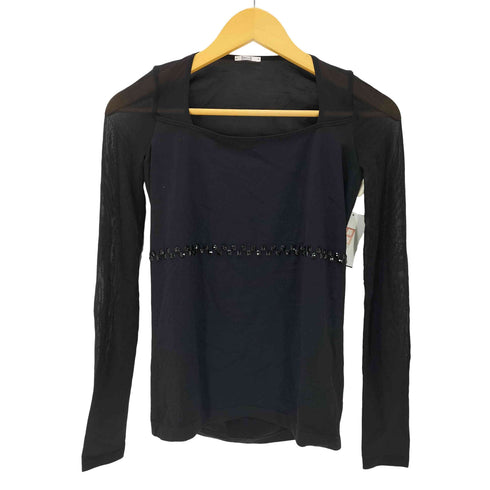 Wolford シアー切り替え L/S カットソー レディース