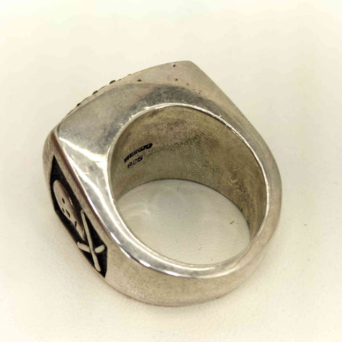 ウィアード WEIRDO GEMSTONE RING BANDITS 925刻印 ジェムストーン バンディット シグネットリング メンズ 15号