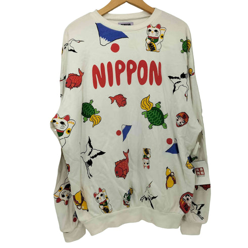 プニュズ PUNYUS NIPPON総柄スウェット レディース JPN:3