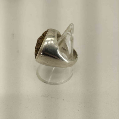 グラッドハンド GLADHAND BUTTON RING HAT STERLING刻印 ボタン ハット シグネットリング メンズ 17号