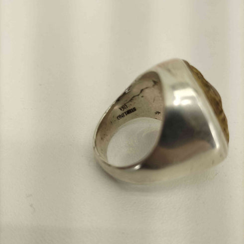 グラッドハンド GLADHAND BUTTON RING HAT STERLING刻印 ボタン ハット シグネットリング メンズ 17号