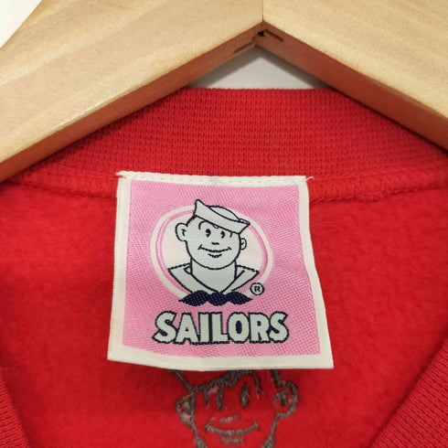 SAILORS キャラクター刺繍 クルーネック スウェット メンズ