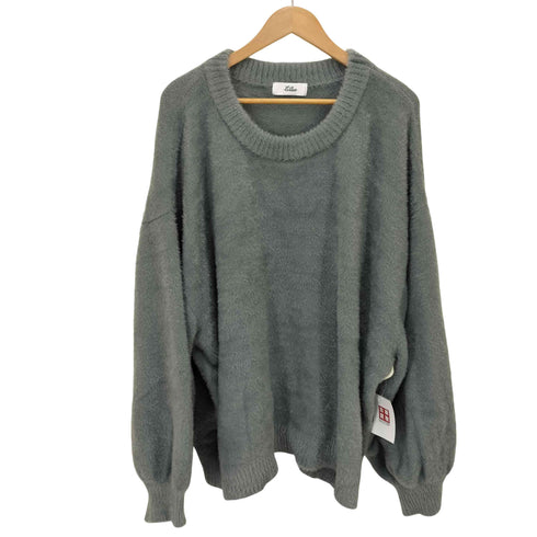 ルース Loose ボリュームスリーブ オーバーシャギーニット メンズ JPN:L