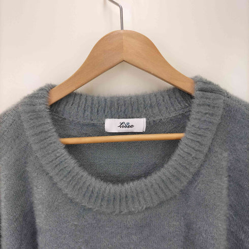 ルース Loose ボリュームスリーブ オーバーシャギーニット メンズ JPN:L