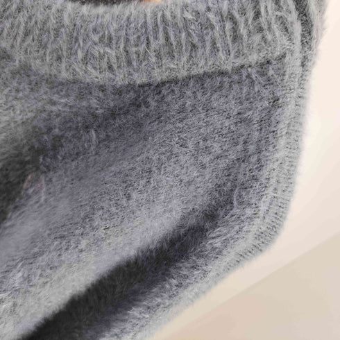 ルース Loose ボリュームスリーブ オーバーシャギーニット メンズ JPN:L